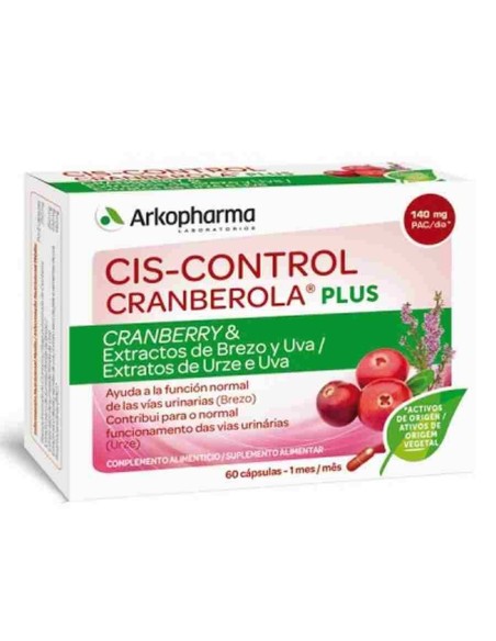 CRAMBEROLA CIS-CONTROL PLUS 60 CAP ARKOPHARMA