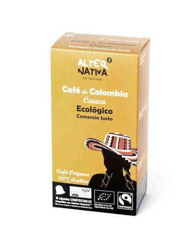 CAPSULAS DE CAFE COLOMBIA BIO 50GR ALTERNATIVA3