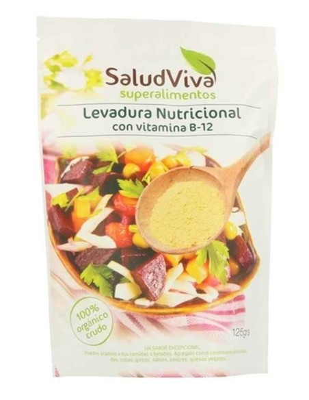 LEVADURA NUTRICIONAL CON VIT B12 125 GR SALUDVIVA