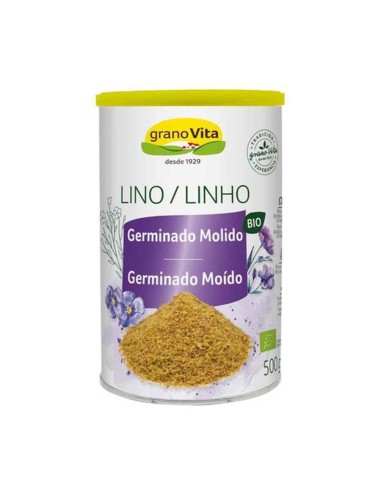 LINO GERMINADO MOLIDO 500 GR GRANOVITA